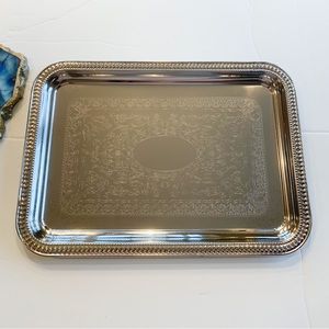 Vintage Silver Serving Dish.